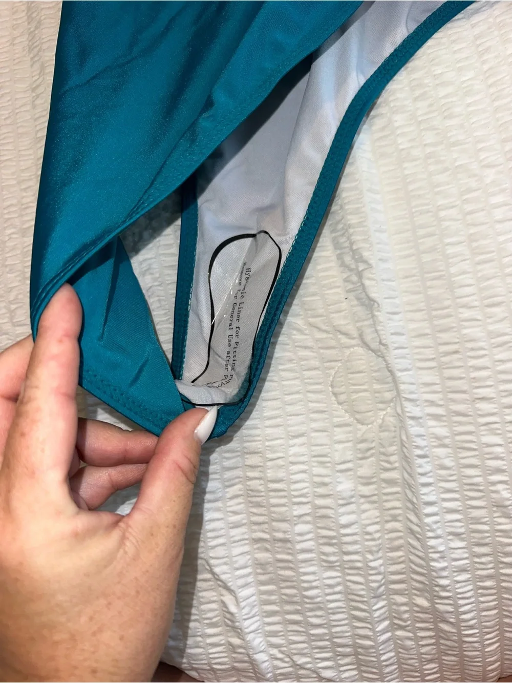 SHEIN Teal One-Piece Girls Swimsuit